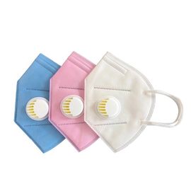 Disposable PM 2.5 N95 Dust Mask With Filter Valve High Filtration Capacity
